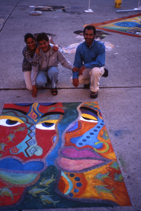 Absolut Chalk 2002 (Artist Beside Artwork)